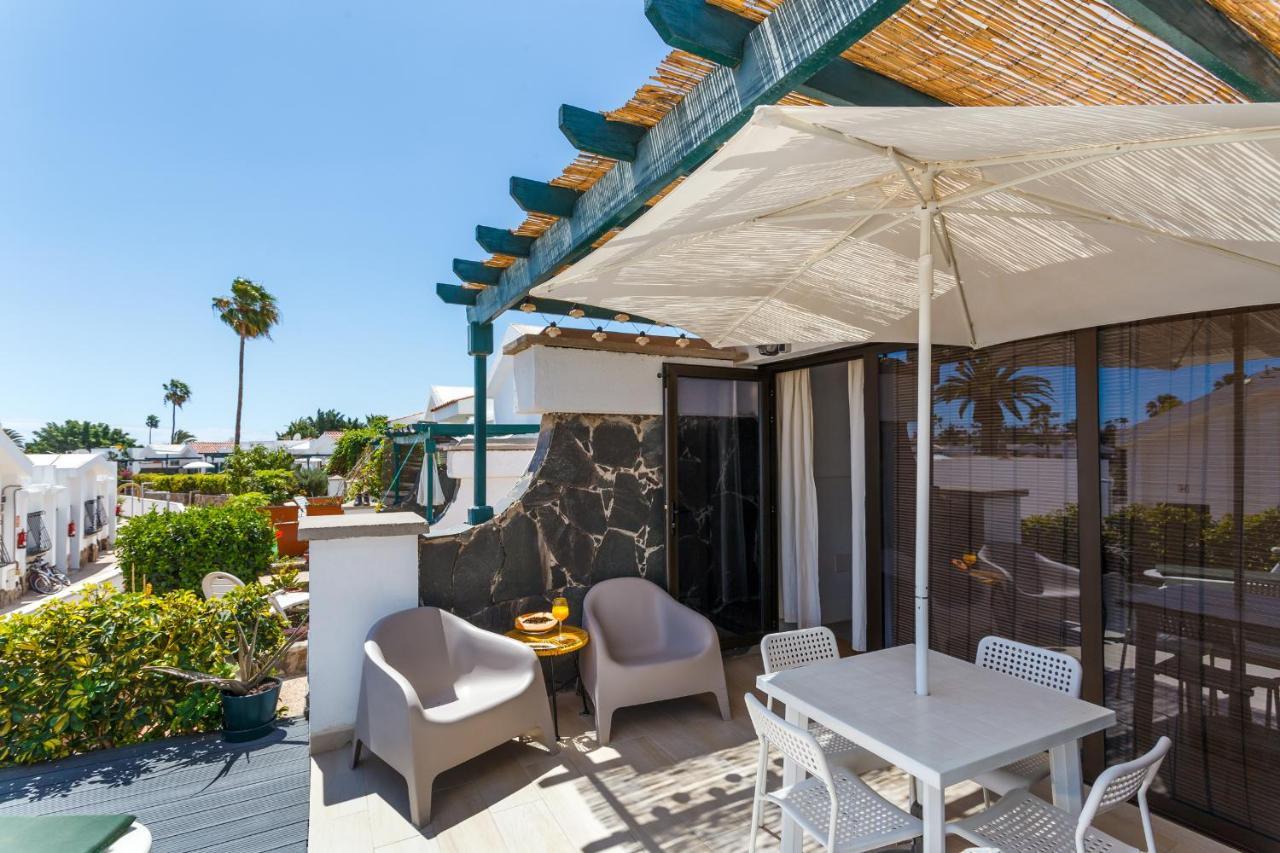 Relaxing Retreat In Maspalomas Lago - Fully Renovated Bungalow Exterior photo